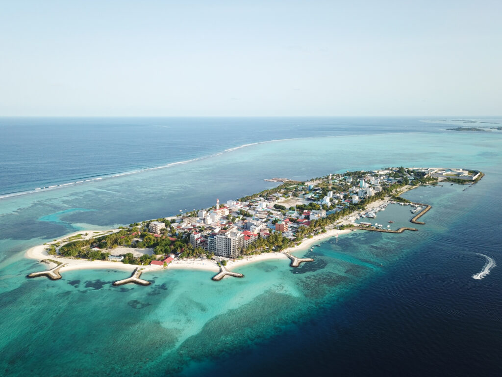 Maafushi Island in Maldives