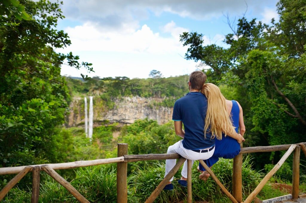 Chamarel falls of Mauritius