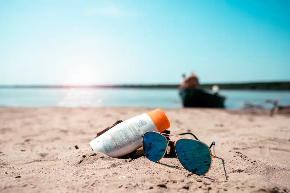 Dropping Sunscreen at Home